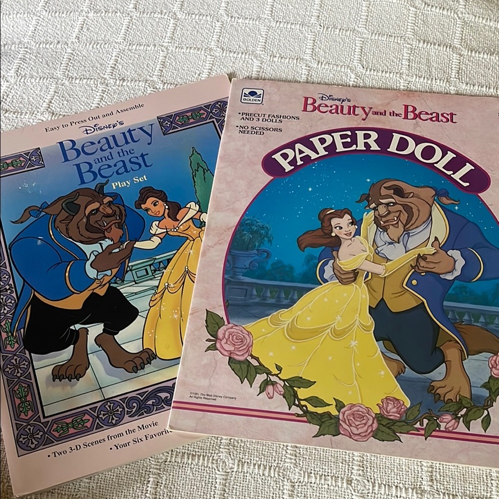 Beauty and the Beast Play Set and Paper Doll